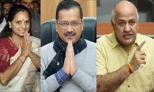 Delhi Liquor Scam Case: దిల్లీ లిక్కర్ స్కాం కేసు: కేజ్రీవాల్‌, సిసోదియా, కవితలకు హైకోర్టు నోటీసులు