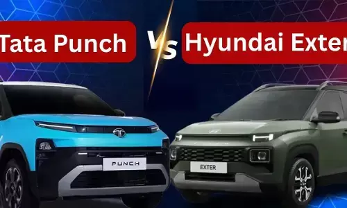 Tata Punch vs Hyundai Exter : టాటా పంచ్ Vs హ్యుందాయ్ ఎక్స్టర్.. మైక్రో ఎస్యూవీల పోరులో విజేత ఎవరు? Tata Punch vs Hyundai Exter : టాటా పంచ్ Vs హ్యుందాయ్ ఎక్స్టర్.. మైక్రో ఎస్యూవీల పోరులో విజేత ఎవరు?