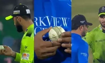 Pakistan Super League (PSL 2026): లైవ్ టీవీలో దొరికిపోయిన పాక్ క్రికెటర్లు.. బాల్ ట్యాంపరింగ్ వివాదంలో లాహోర్ ఖలందర్స్!