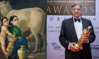 Raja Ravi Varma Painting: రాజా రవివర్మ చిత్రకృతి రికార్డు మొత్తానికి అమ్ముడు: రూ.167.2 కోట్లు