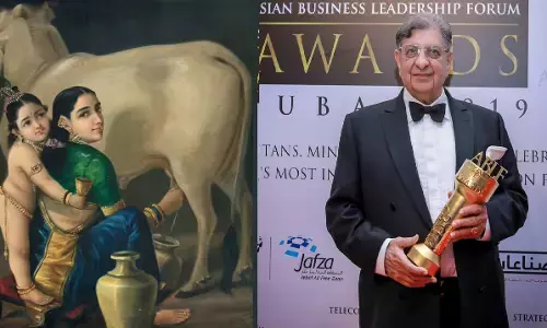 Raja Ravi Varma Painting: రాజా రవివర్మ చిత్రకృతి రికార్డు మొత్తానికి అమ్ముడు: రూ.167.2 కోట్లు