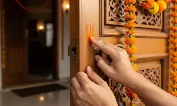 Applying Sindoor to Main Door:  ఇంటి ప్రధాన ద్వారానికి సింధూరం.. కేవలం ఆచారం మాత్రమే కాదు, అద్భుతమైన వాస్తు రహస్యం
