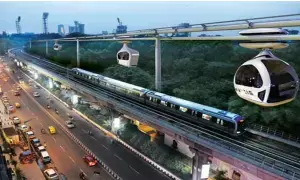 Pod Taxi : ముంబై రోడ్లపై అద్భుతం.. డ్రైవర్ లేని కార్లు గాల్లో తేలుతూ వచ్చేస్తున్నాయి Pod Taxi : ముంబై రోడ్లపై అద్భుతం.. డ్రైవర్ లేని కార్లు గాల్లో తేలుతూ వచ్చేస్తున్నాయి