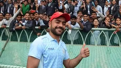 Rashid Khan: భారత్తో టెస్టుకు రషీద్ ఖాన్ దూరం? Rashid Khan: భారత్తో టెస్టుకు రషీద్ ఖాన్ దూరం?